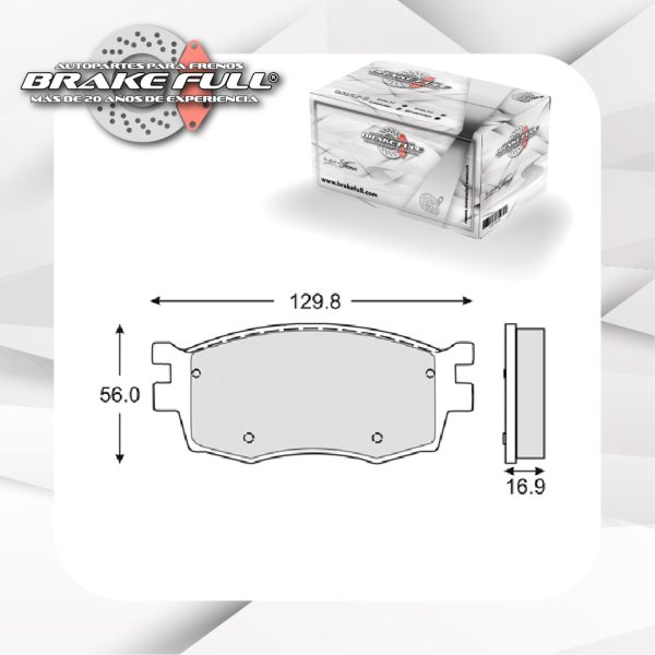 Pastilla de Freno Hyundai 8266-D1156