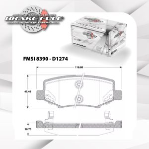 Pastilla de Freno Dodge / Jeep 8390 D1274